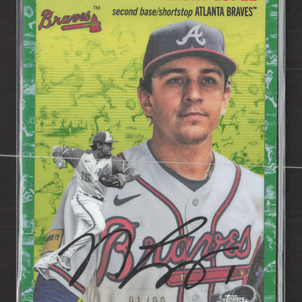 2020 Topps Chrome Nicky Lopez #141 Green 91/99