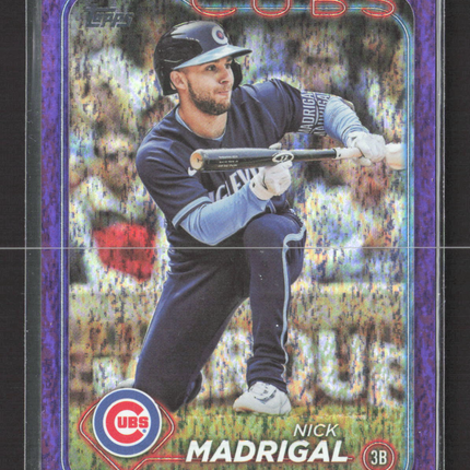 2024 Topps Series Two Nick Madrigal #515 Purple Foil