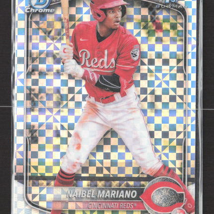 2025 Bowman Chrome Naibel Mariano #BCP-99 Mega Box Mojo Refractor