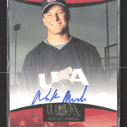 2007 Upper Deck USA Baseball Junior National Team Nick Maronde #91 auto