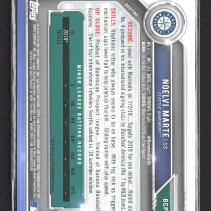2019 Topps Bowman Chrome Noelvi Marte #BCP-97