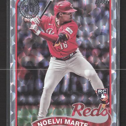 2024 Topps Silver Pack Promo Series 1 Noelvi Marte #89B2-3  RC crackle