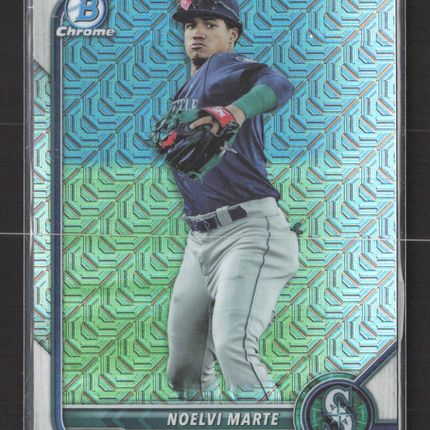 2022 Bowman Chrome Noelvi Marte #BCP-63 Mega Box Mojo Refractor