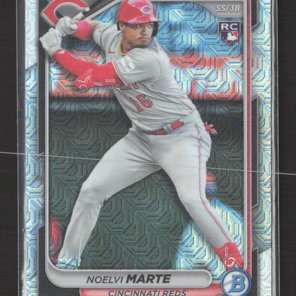2024 Bowman Chrome Mojo Refractor Noelvi Marte #4 RC