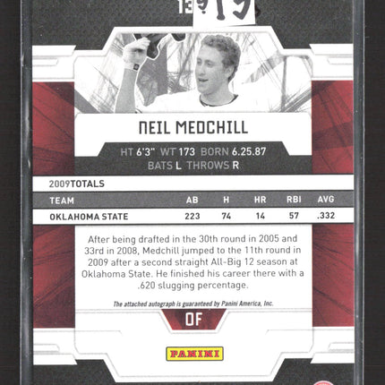 2009 Donruss Elite Extra Edition Neil Medchill #13 579/710 auto