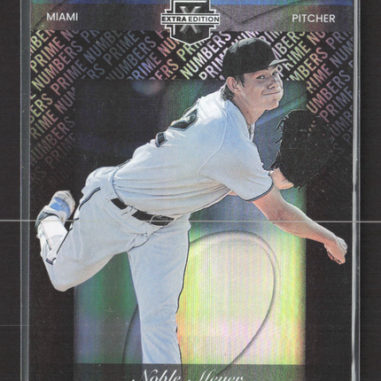 2023 Panini Elite Extra Edition Noble Meyer #159 Prime Numbers