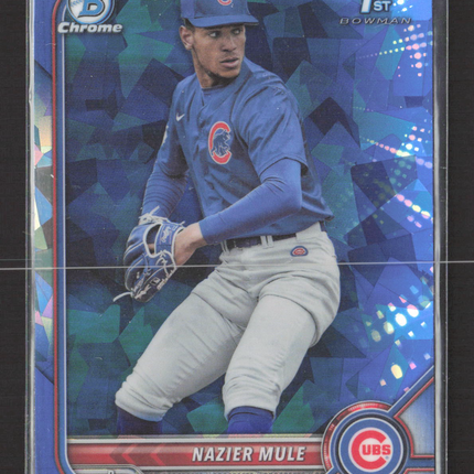 2022 Bowman Chrome Sapphire Edition Nazier Mule #BDC-77 1st Bowman
