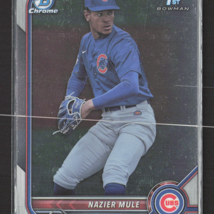 2022 Bowman Chrome Draft Nazier Mule #BDC-77 1st Bowman