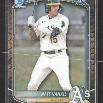 2025 Bowman Chrome Nate Nankil #BCP-102 reptillian