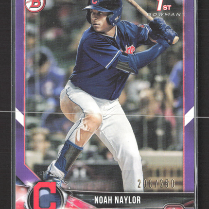 2018 Bowman Draft Noah Naylor #BD-193 Purple 206/250 1st Bowman