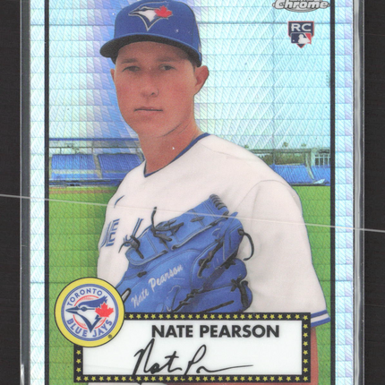 2021 Topps Chrome Platinum Anniversary Nate Pearson #12 Prism RC