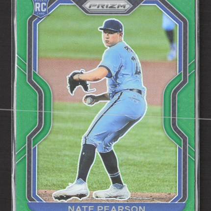 2021 Panini Prizm Baseball Nate Pearson #181 Green RC