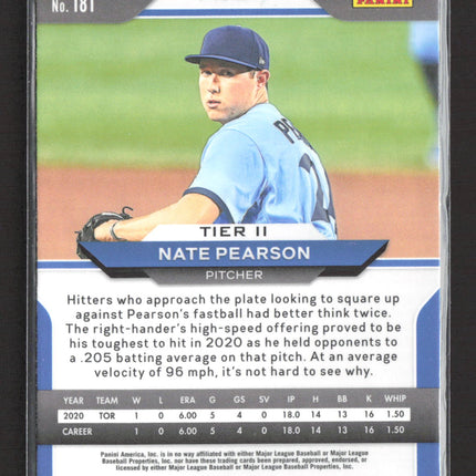 2021 Panini Prizm Baseball Nate Pearson #181 Green RC