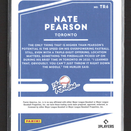 2021 Panini Donruss Optic The Rookies Nate Pearson #TR6