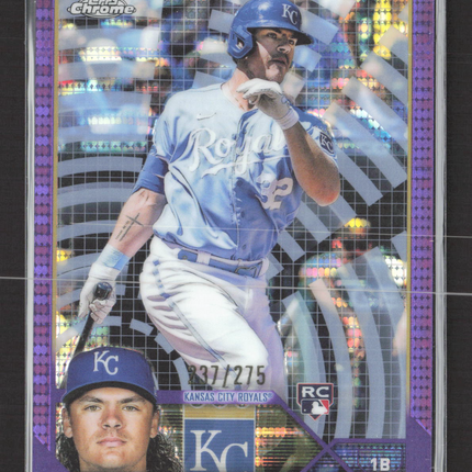2023 Topps Chrome Nick Pratto #85 Purple Sonar 237/275 RC