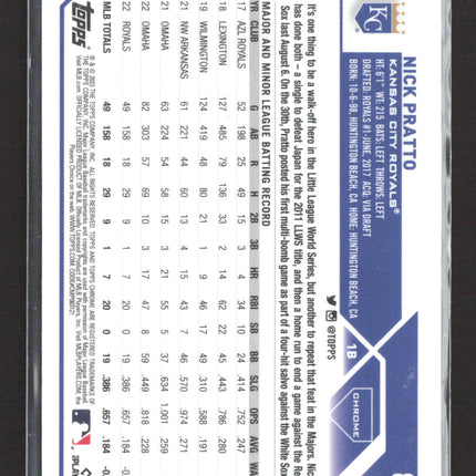 2023 Topps Chrome Nick Pratto #85 RC