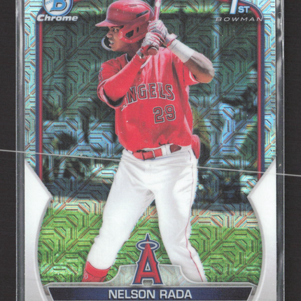 2023 Bowman Chrome Mojo Nelson Rada #BCP-132 Mega Box Refractor 1st Bowman