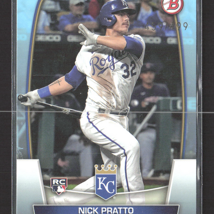 2023 Bowman Nick Pratto #8 Sky Blue RC /499