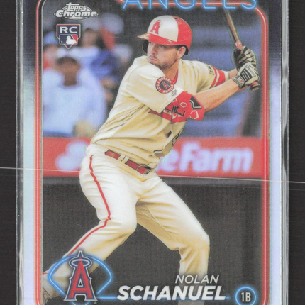 2024 Topps Chrome Nolan Schanuel #274 Refractor RC