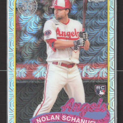 2024 Topps Chrome Silver Mojo Refractor Nolan Schanuel #2T89C-85 RC