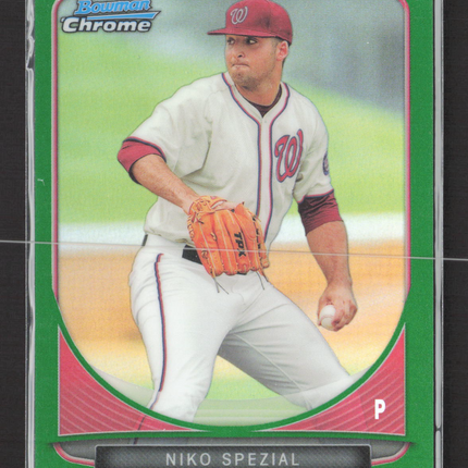 2013 Topps Bowman Chrome Niko Spezial #BDPP97 Green Refractor 48/75