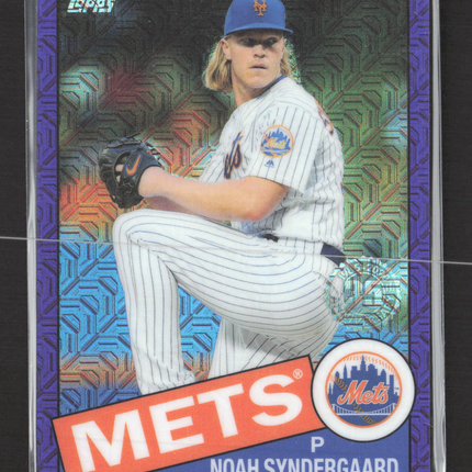 2020 Topps Silver Pack Mojo Refractor Noah Syndergaard #85TC-26 Purple 57/75