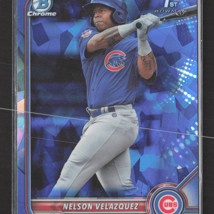 2022 Bowman Chrome Sapphire Edition Nelson Velazquez #BCP-194 1st Bowman