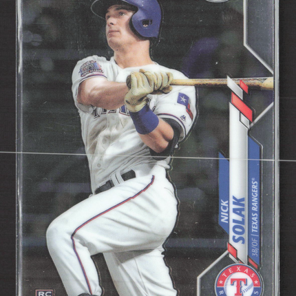 2020 Topps Chrome Nick Solak #33 RC