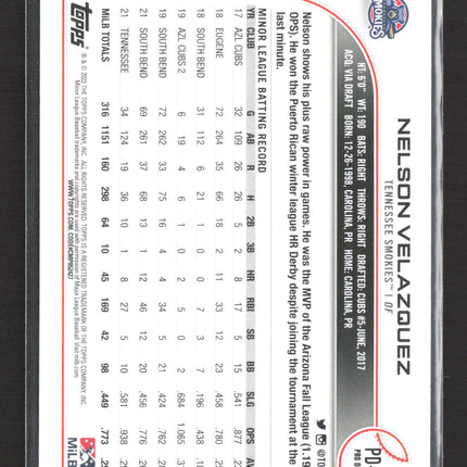 2022 Topps Pro Debut Nelson Velazquez #PD-72