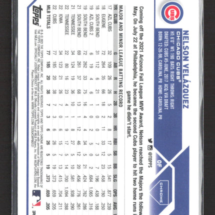 2023 Topps Chrome Nelson Velazquez #82 RC