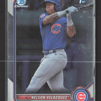 2022 Bowman Chrome Nelson Velazquez #BCP-194 1st Bowman