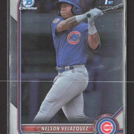 2022 Bowman Chrome Nelson Velazquez #BCP-194 1st Bowman