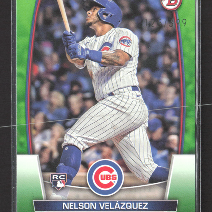 2023 Bowman Nelson Velazquez #12 Green RC /399