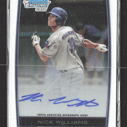 2012 Bowman Chrome Nick Williams #BCA-NW 1st Bowman auto