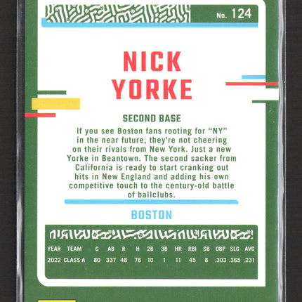 2023 Panini Donruss Nick Yorke #124 226/500