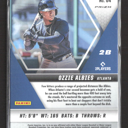 2021 Panini Prizm Mosaic Ozzie Albies #64 Circles