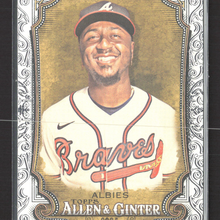 2024 Topps Allen & Ginter Ozzie Albies #109 filigree
