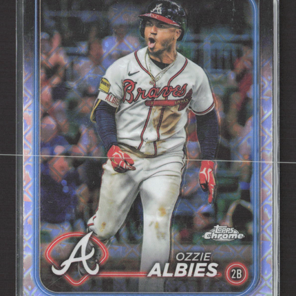 2024 Topps Chrome Ozzie Albies #9 logofractor