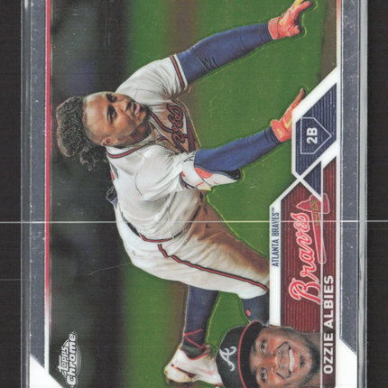 2018 Topps Chrome Ozzie Albies #196