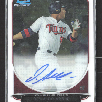 2013 Bowman Chrome Oswaldo Arcia #BCP-OA Auto