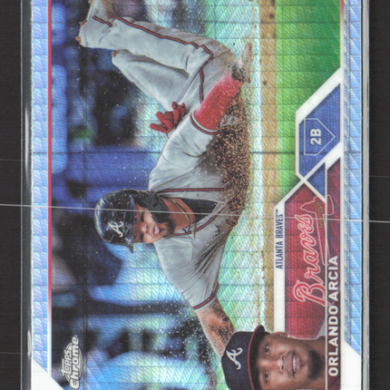 2023 Topps Chrome Update Orlando Arcia #USC37 Prism Refractor