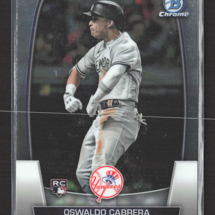 2023 Bowman Chrome Oswaldo Cabrera #33 RC