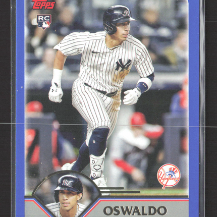 2023 Topps Oswaldo Cabrera #201 Blue RC