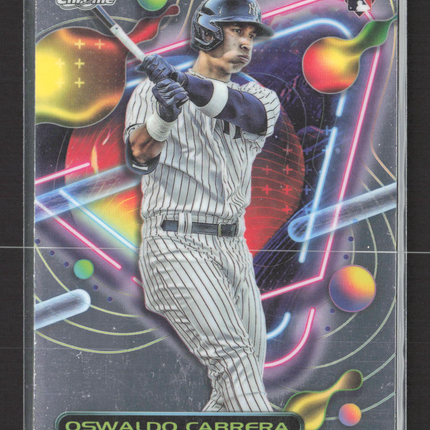 2023 Topps Chrome Cosmic Oswaldo Cabrera #134 RC