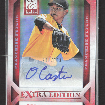 2014 Panini Elite Extra Edition Orlando Castro #84 Franchise Future Auto