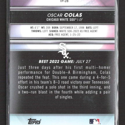 2022 Bowman's Best Oscar Colas #TP-28