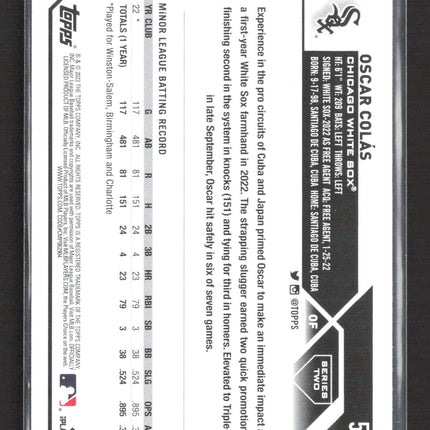 2023 Topps Series 2 Oscar Colas #545 RC