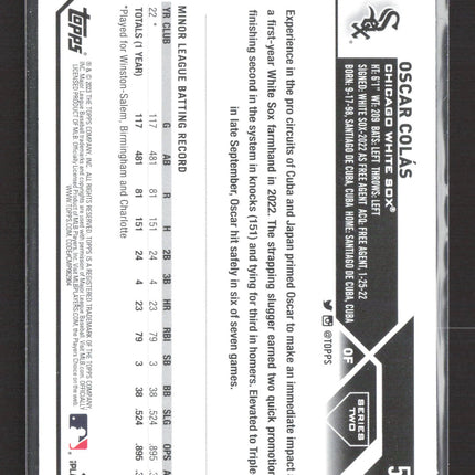 2023 Topps Series 2 Oscar Colas #545 RC