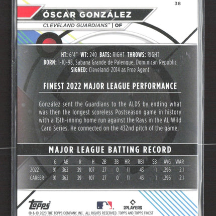 2023 Topps Finest Oscar González #38 RC