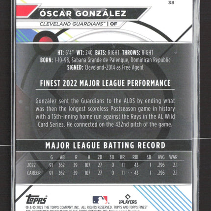 2023 Topps Finest Óscar González #38 RC